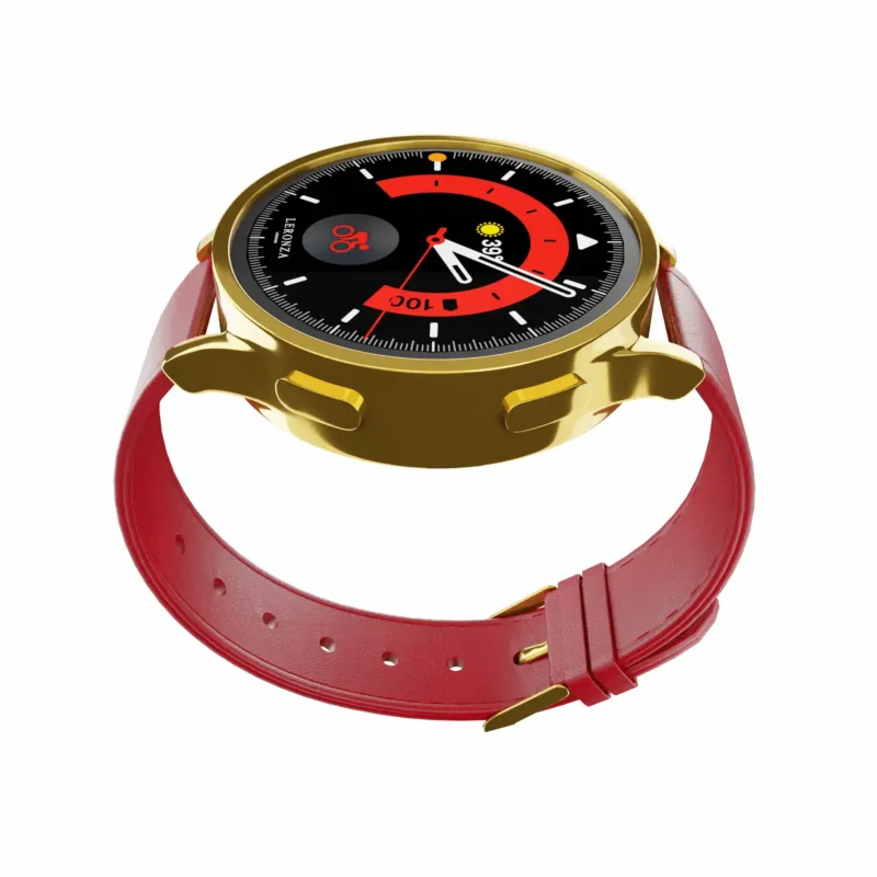 24K Gold Samsung Watch 7 Red