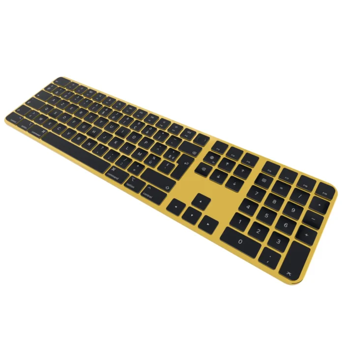 Luxury 24K Gold Magic Keyboard with Touch ID and Numeric Keypad (USB–C) - Image 4