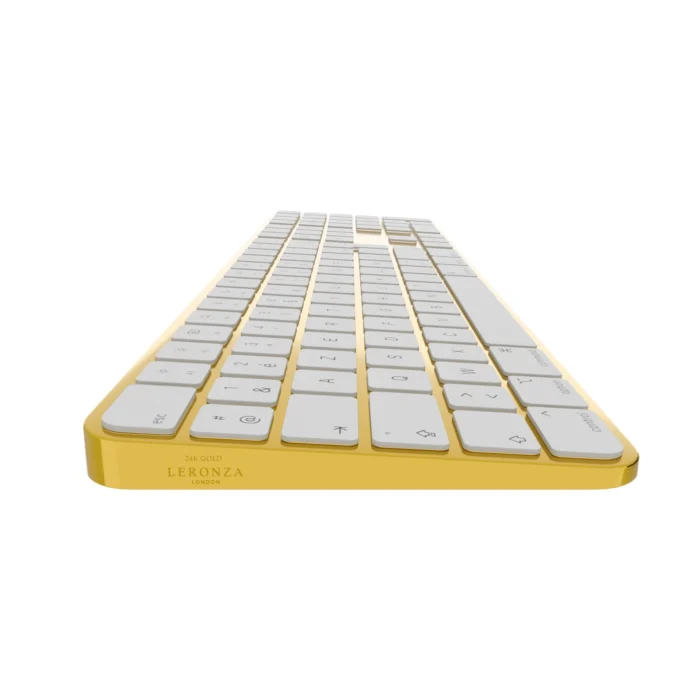 Luxury 24K Gold Magic Keyboard with Touch ID and Numeric Keypad (USB–C) - Image 3